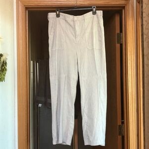 NYDJ linen blend wide-leg pants